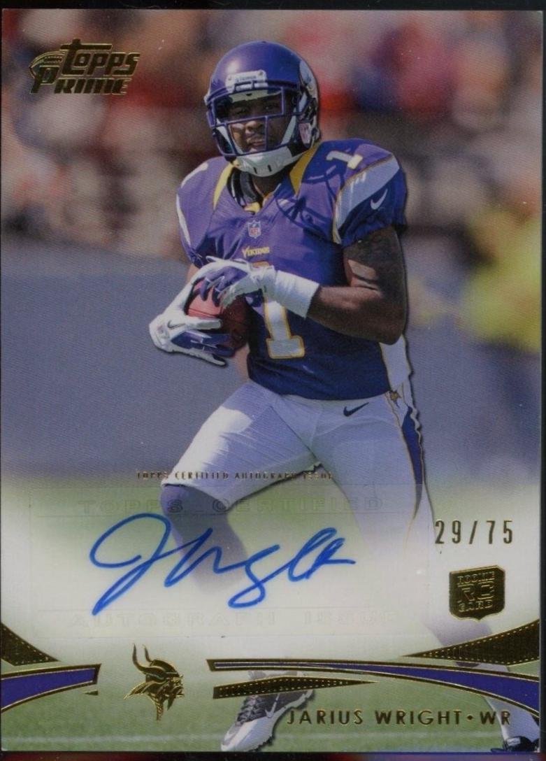 Jarius Wright [Autograph Gold] #12