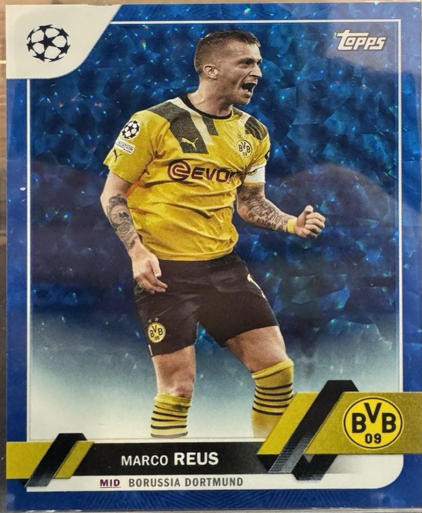 Marco Reus [Blue] #165 Prices | 2022 Topps Chrome UEFA Club ...