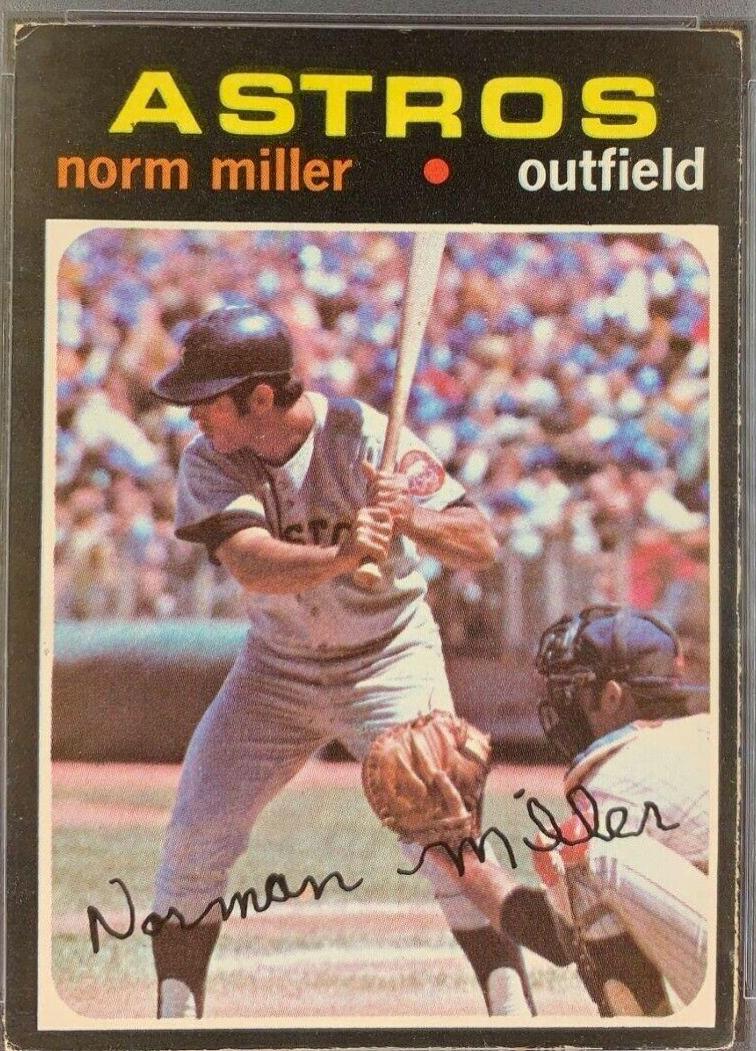 Norm Miller #18 Baseball Cards 1971 O Pee Chee