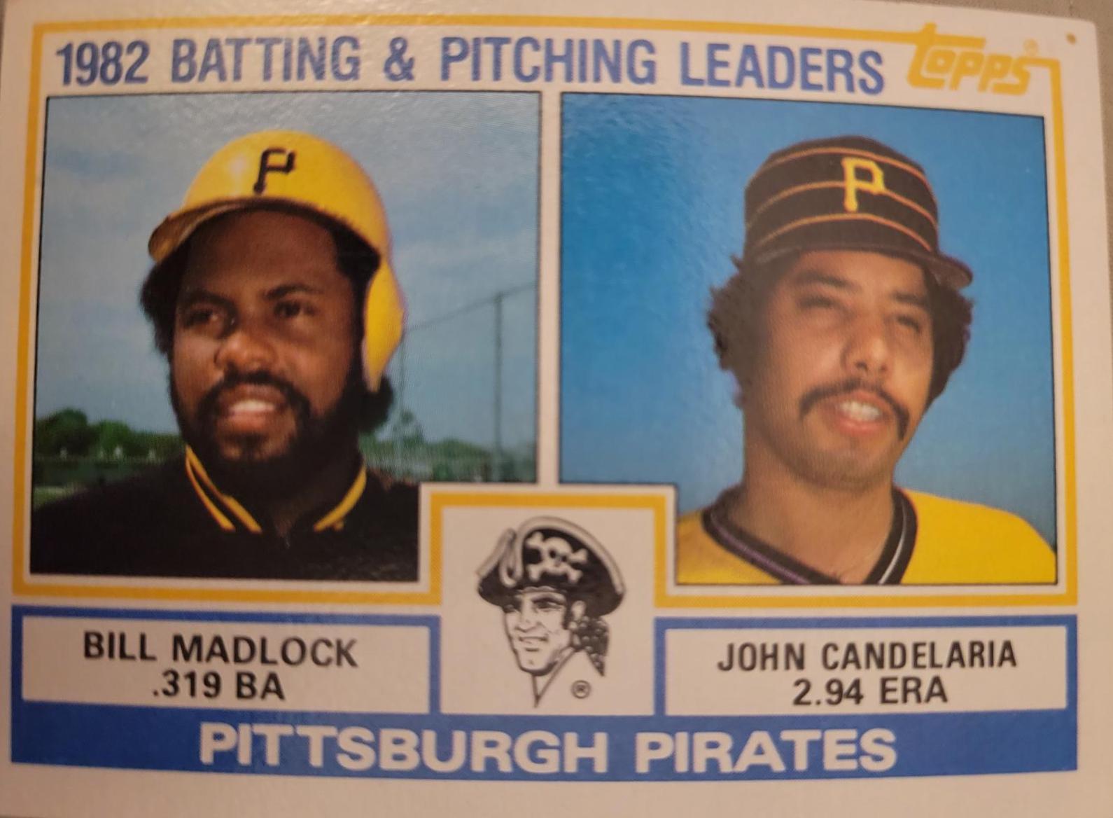 Pirates Batting & Pitching Leaders #291 Baseball Cards 1983 Topps