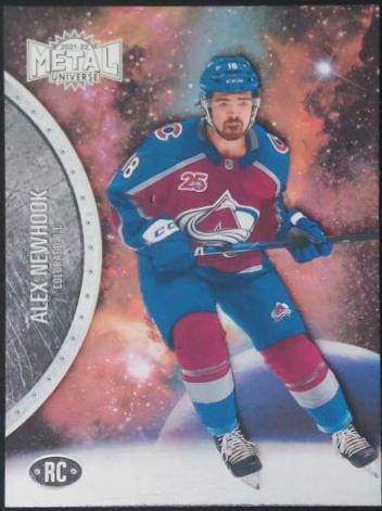 Alex Newhook #180 Hockey Cards 2021 Skybox Metal Universe