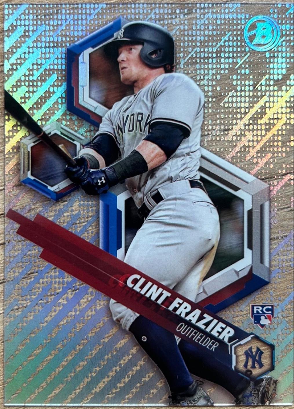 Clint Frazier #CF 2018 Bowman High Tek Baseball