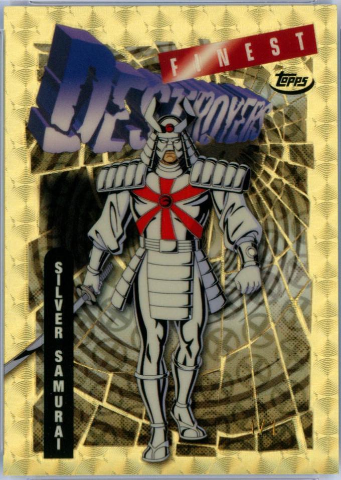 2025 Topps Finest X-Men '97 Silver Samurai [SuperFractor] #73 card