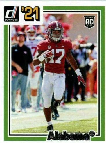Jaylen Waddle #38 Football Cards 2021 Panini Chronicles Draft Picks