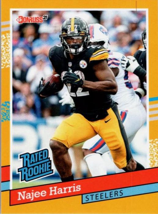 Najee Harris #BW11 Football Cards 2021 Panini Instant Rated Rookie