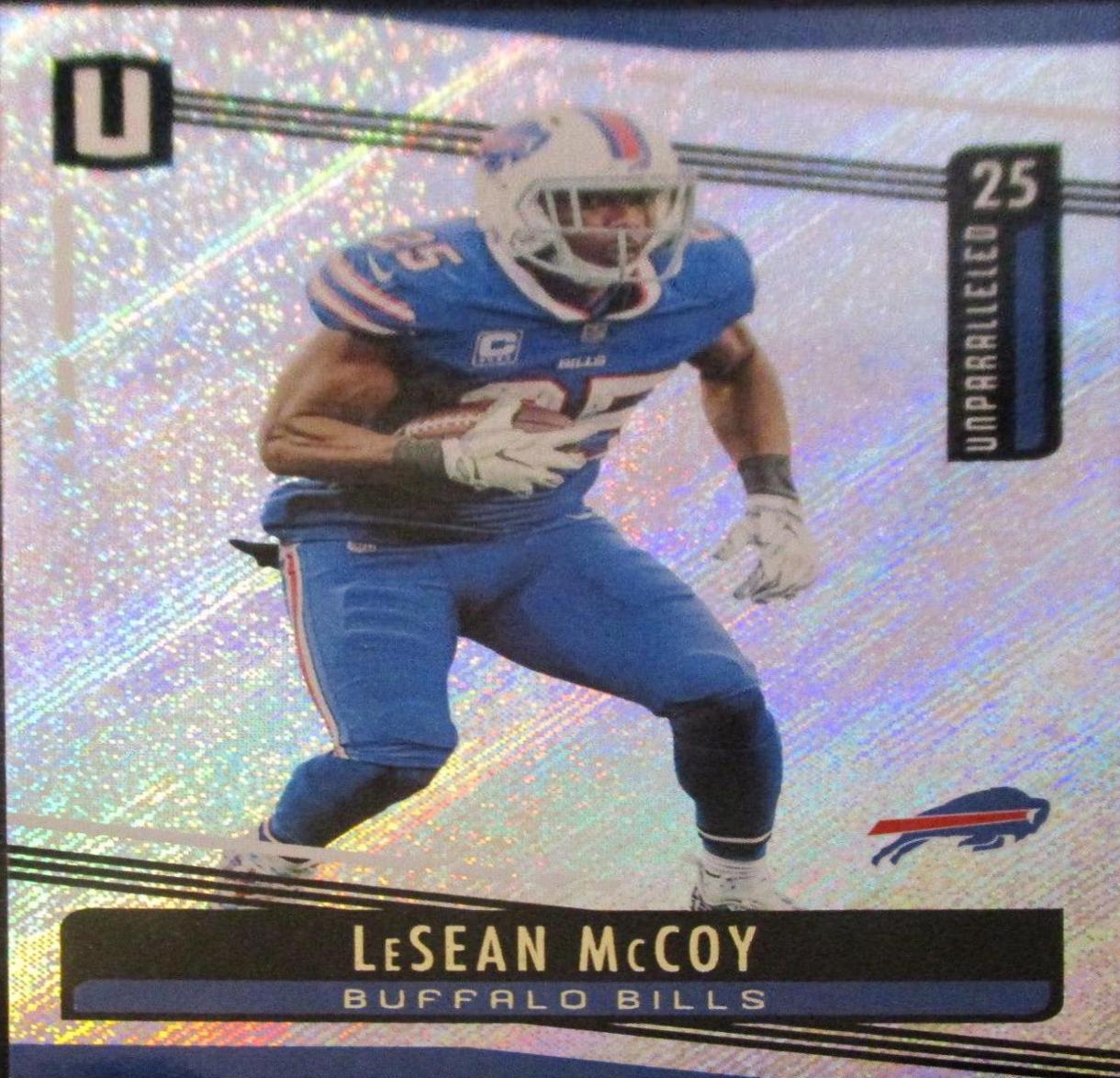 LeSean McCoy #2 Football Cards 2019 Panini Unparalleled