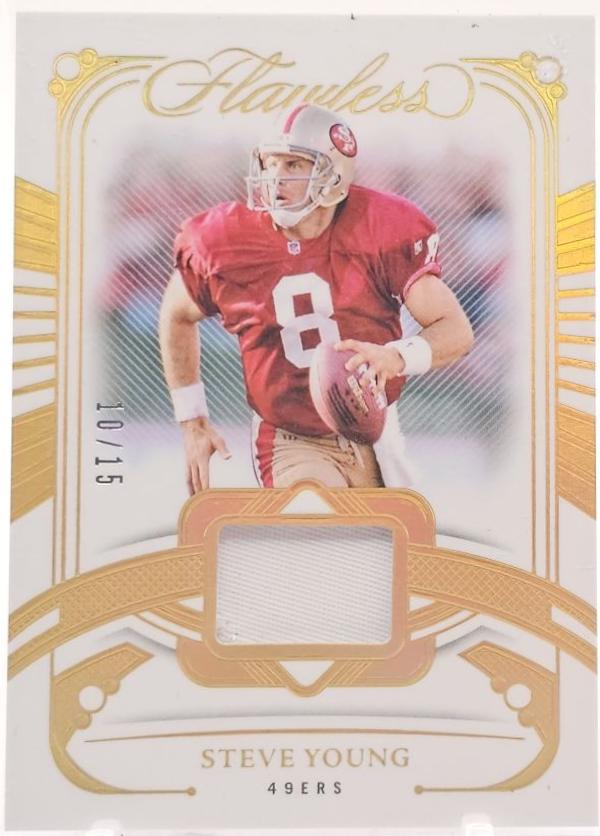 Steve Young #17 2024 Panini Flawless Football Legendary Materials