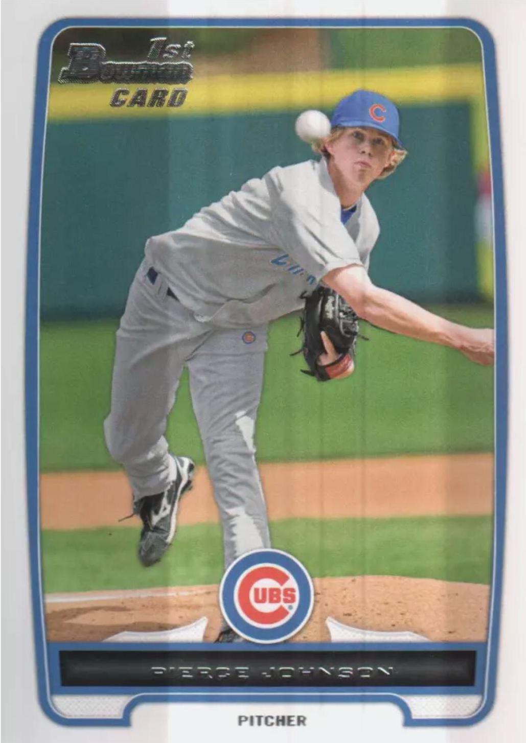 Pierce Johnson #4 Baseball Cards 2012 Bowman Draft Picks & Prospects