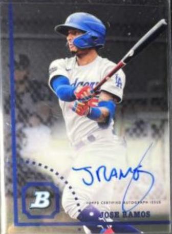 Jose Ramos #CPA-JR 2022 Bowman Heritage Baseball Chrome Prospect Autographs