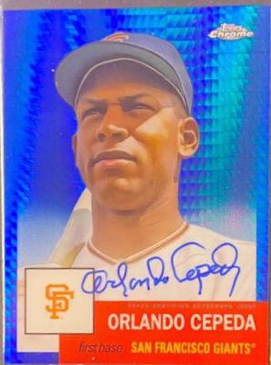 Orlando Cepeda [Blue Prism Refractor] #CPA-OC
