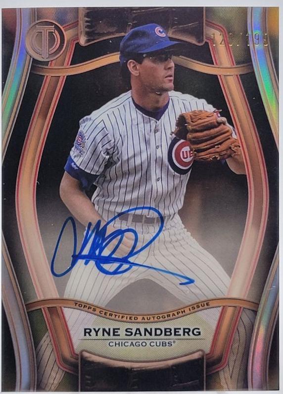 Ryne Sandberg #PTGA-RS Baseball Cards 2025 Topps Tribute Pillars of the Game Autograph