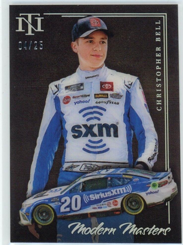 Christopher Bell #4 Racing Cards 2023 Panini National Treasures NASCAR