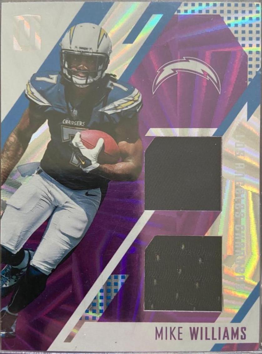 Mike Williams #ST-MW Football Cards 2017 Panini Unparalleled Rookie Stitches Dual