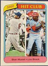 Stan Musial, Lou Brock