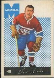 Bill Hicke #40 Hockey Cards 1962 Parkhurst