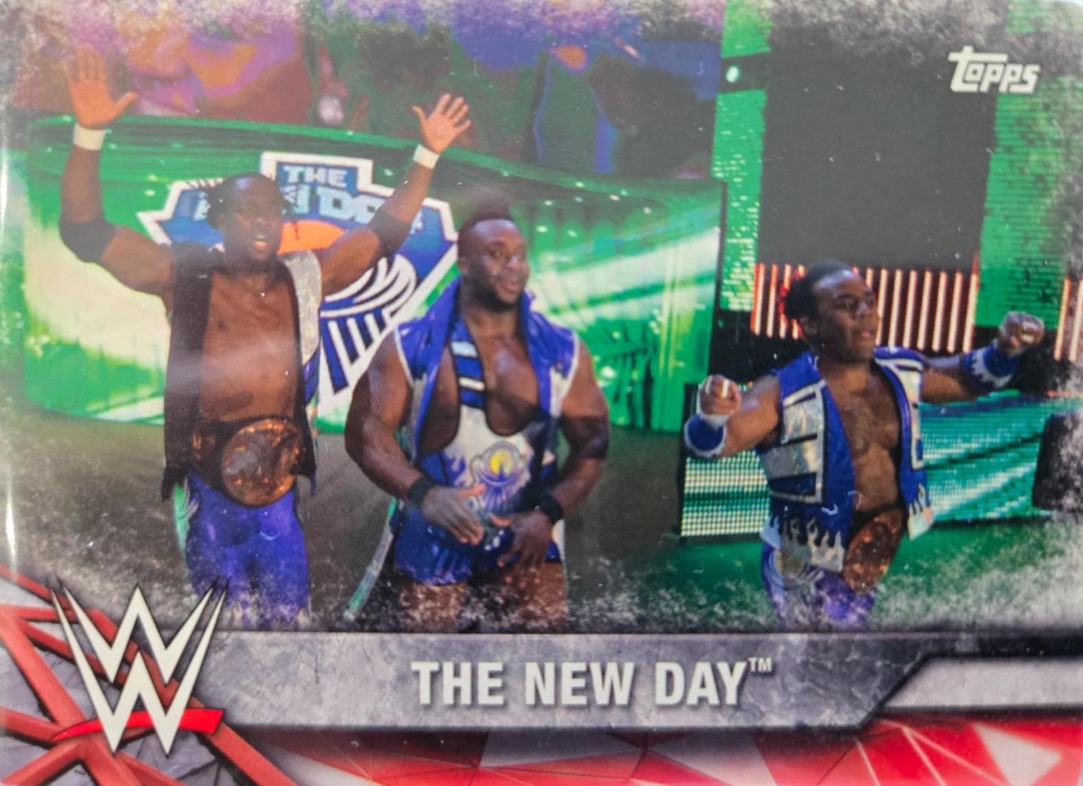 The New Day #P1 Wrestling Cards 2017 Topps WWE Promo