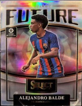 Alejandro Balde #8 Soccer Cards 2022 Panini Select La Liga Future
