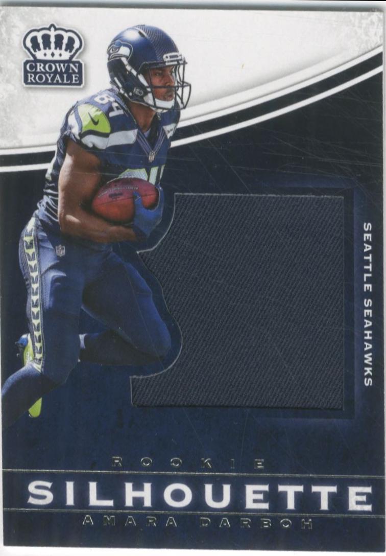 Amara Darboh #34 Football Cards 2017 Panini Crown Royale Rookie Silhouette Jumbo Jersey