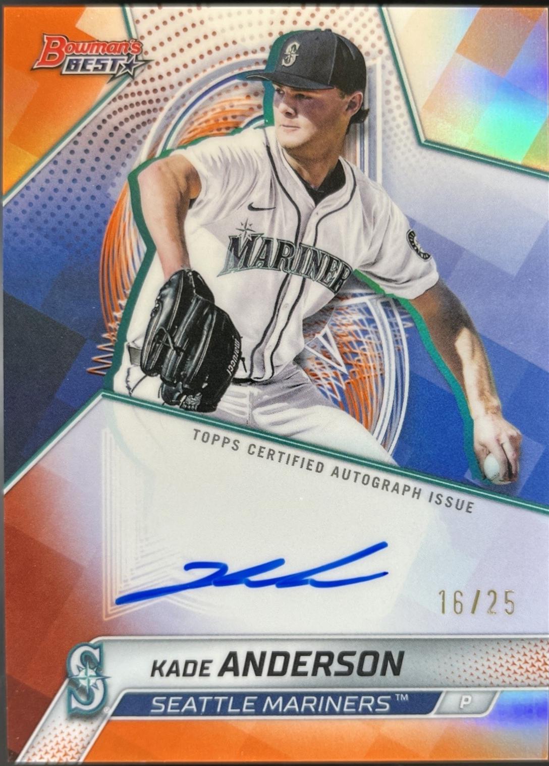 Kade Anderson [Orange Refractor] #B25-KAN