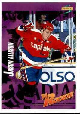Jason Allison #231 Hockey Cards 1994 Score