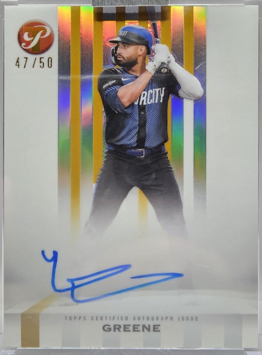 Riley Greene #SS-RG 2026 Topps Pristine Baseball Spotless Signatures
