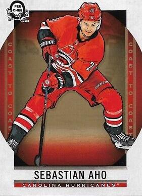 Sebastian Aho #15 Hockey Cards 2018 O-Pee-Chee Coast-to-Coast