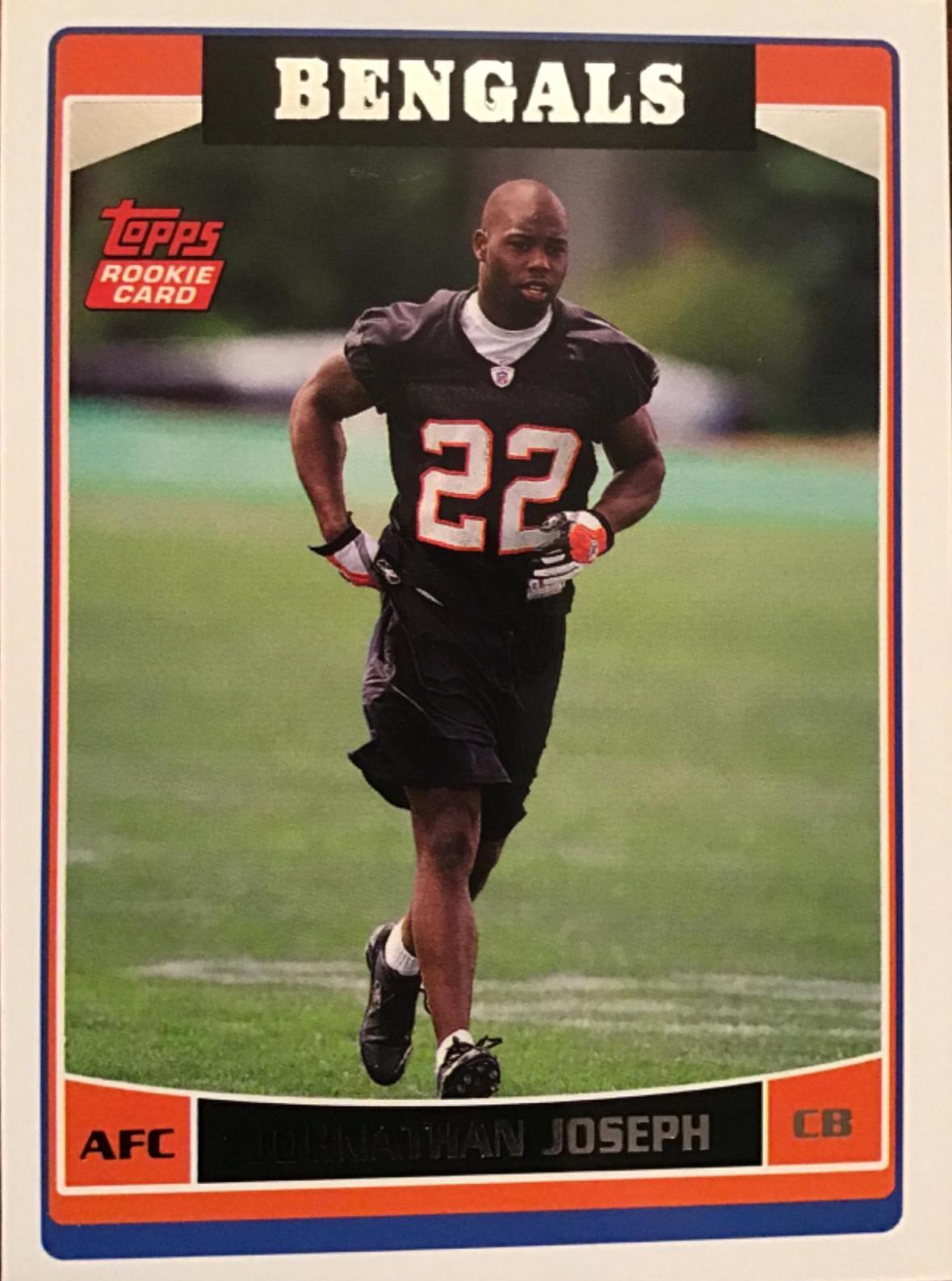 Johnathan Joseph #CIN12 Football Cards 2006 Topps Team Set Bengals