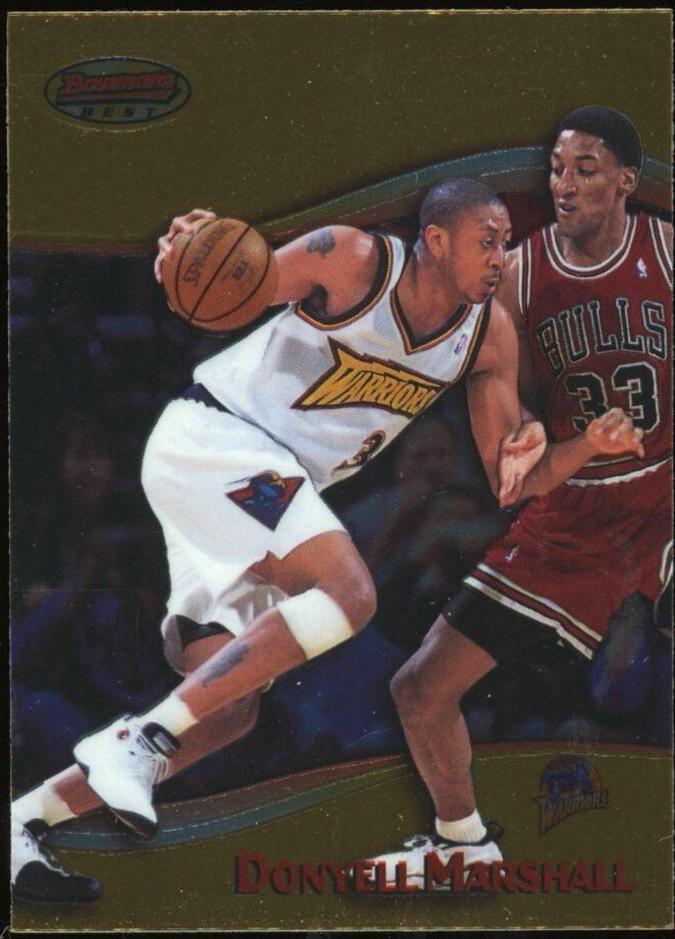 Donyell Marshall #18 Basketball Cards 1998 Bowman's Best