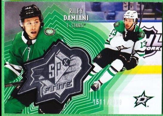 Riley Damiani #SF-16 Hockey Cards 2021 Upper Deck SPx Finite