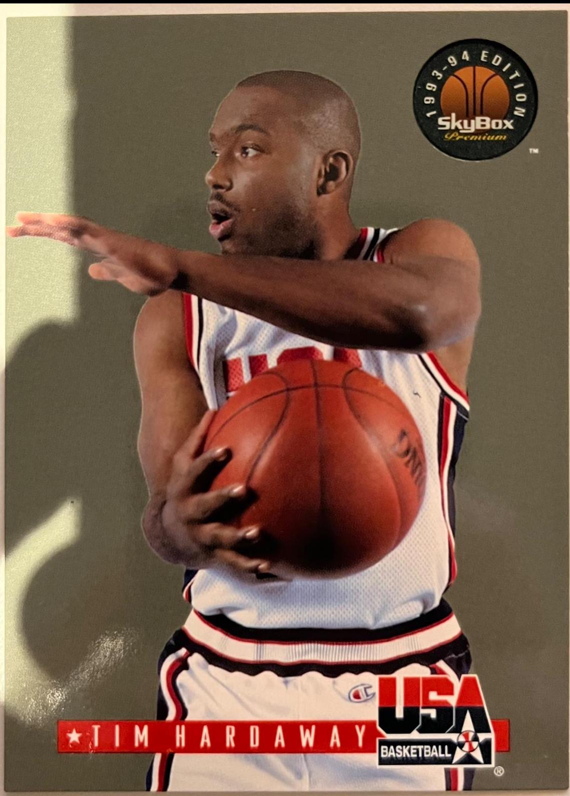 Tim Hardaway #12 Basketball Cards 1994 Skybox USA Basketball