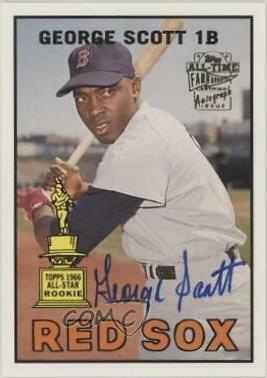 George Scott #FFA-GS Baseball Cards 2004 Topps All Time Fan Favorites Autographs