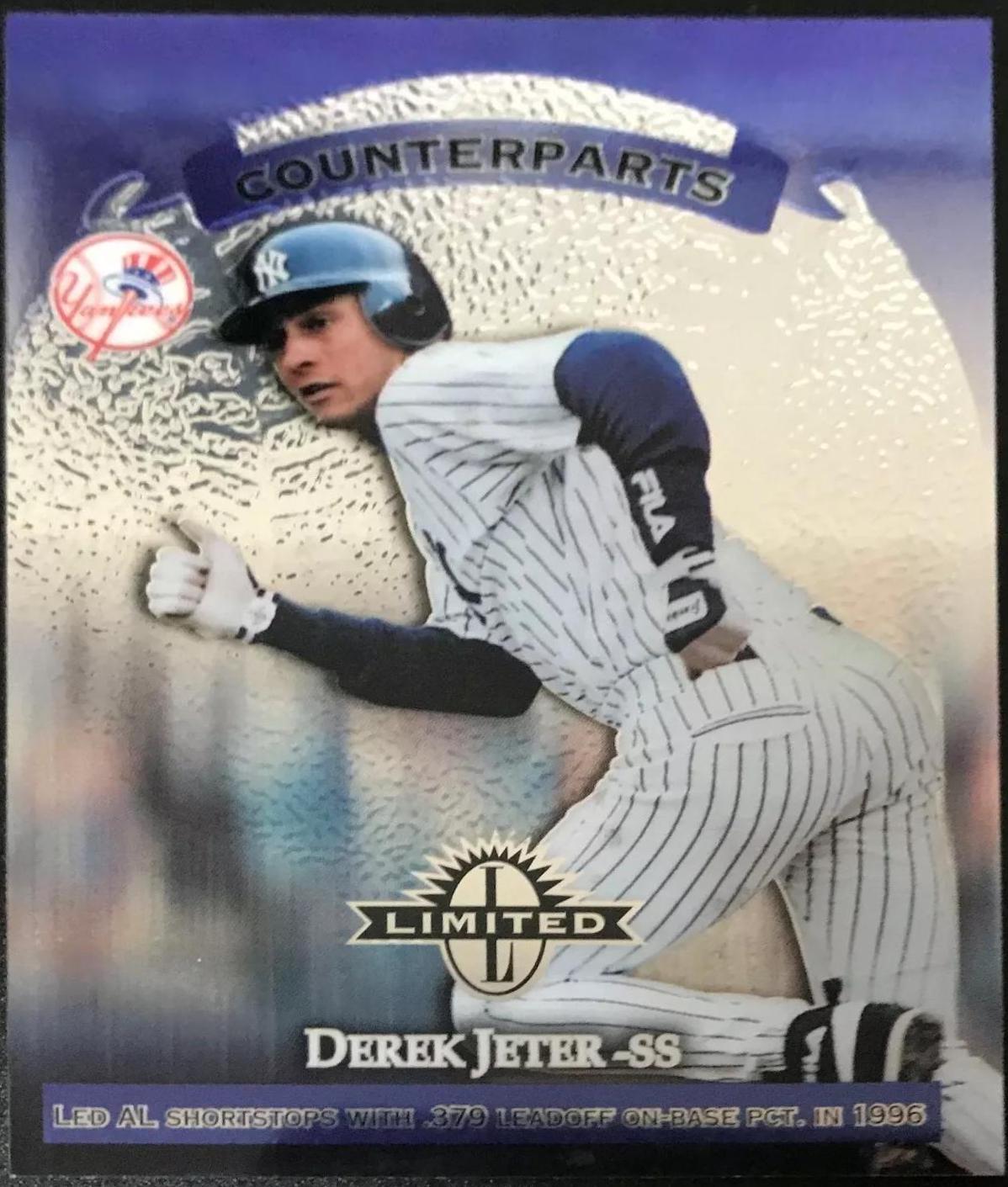 D. Jeter, L. Collier #22 Baseball Cards 1997 Panini Donruss Limited