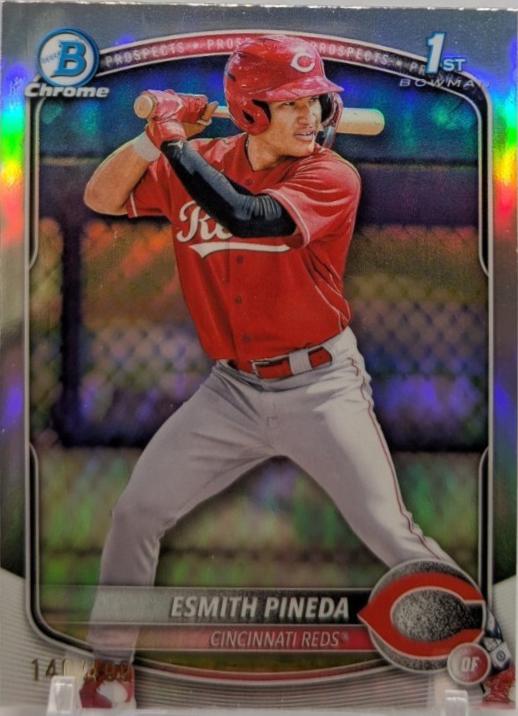 Esmith Pineda [Refractor] #BCP-37 Prices | 2025 Bowman Chrome Prospects ...