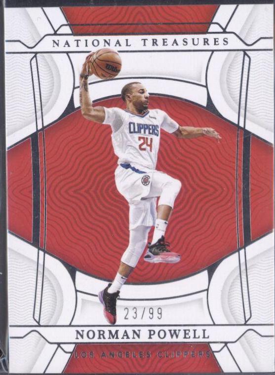 Norman Powell #1 Basketball Cards 2021 Panini National Treasures