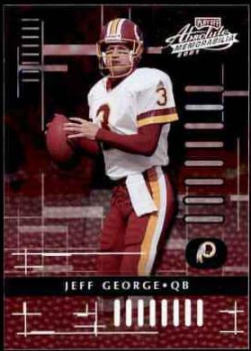Jeff George #99 2001 Playoff Absolute Memorabilia Football