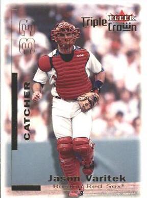 Jason Varitek #103 Baseball Cards 2001 Fleer Triple Crown