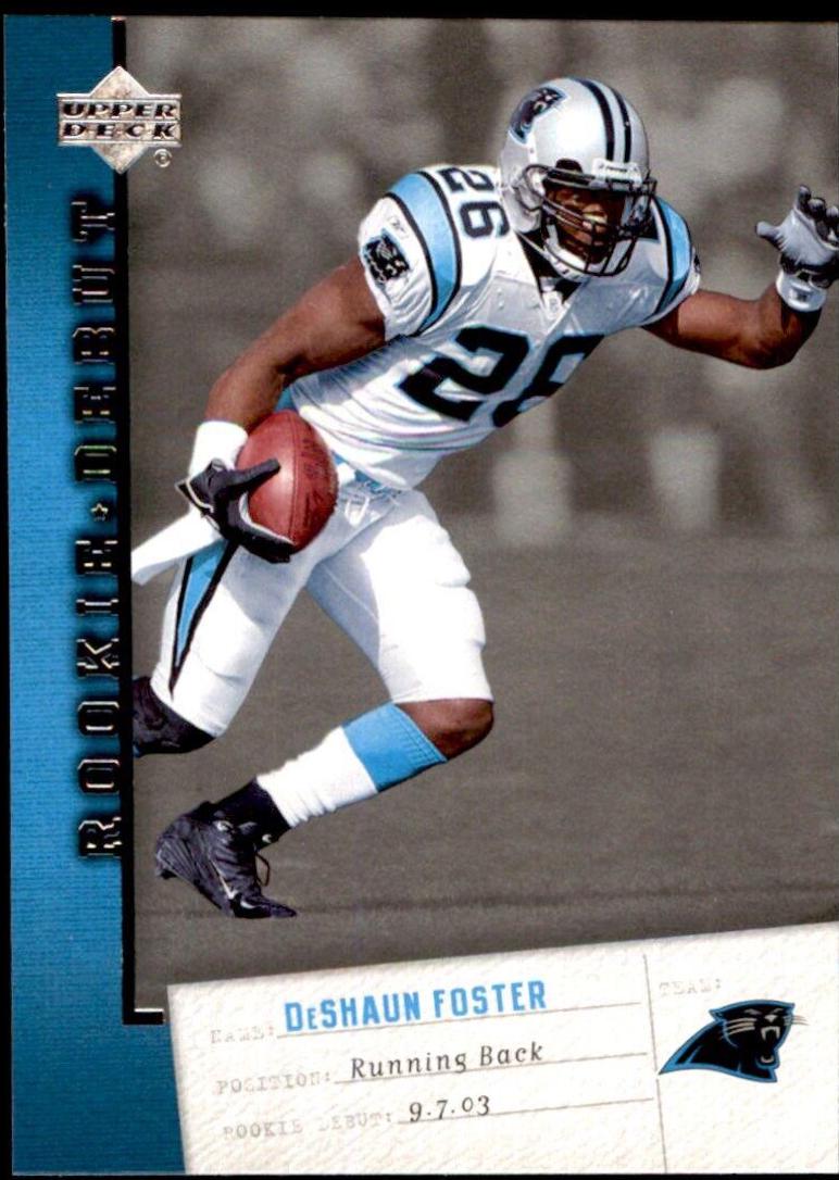 DeShaun Foster #15 Football Cards 2006 Upper Deck Rookie Debut