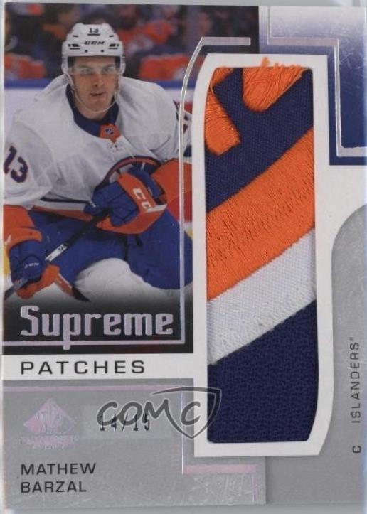 Mathew Barzal #SP-MB 2024 Sp Game Used Supreme Patch Hockey