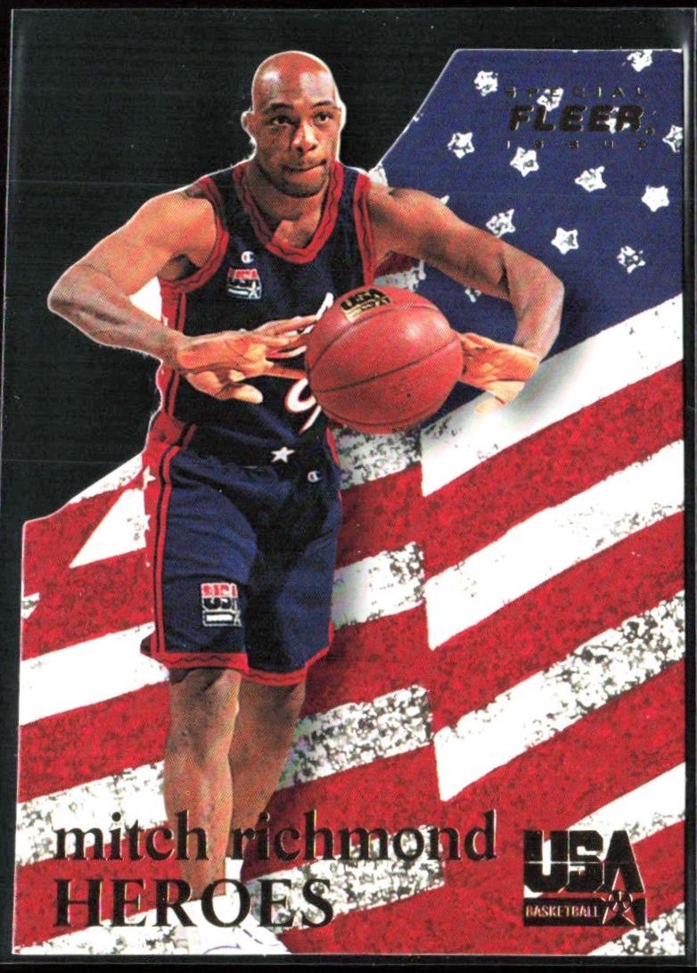Mitch Richmond #M12 1996 Fleer USA Wrapper Exchange Basketball