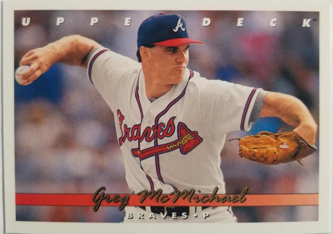 Greg Mc Michael #652 Baseball Cards 1993 Upper Deck