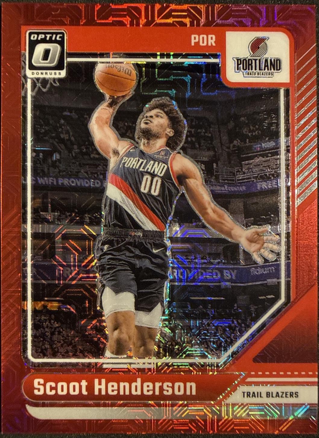 Scoot Henderson #153 2024 Panini Donruss Optic Choice Basketball
