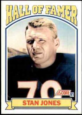 Stan Jones #671 Football Cards 1991 Score