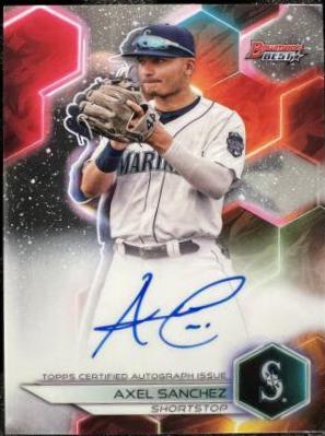 Axel Sanchez #B23-AS Baseball Cards 2023 Bowman's Best of Autographs