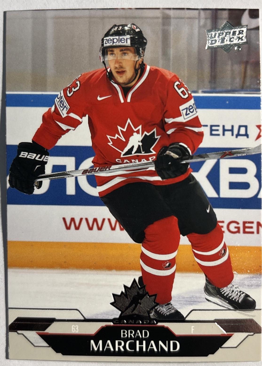 Brad Marchand #136 2026 Upper Deck Team Canada Hockey
