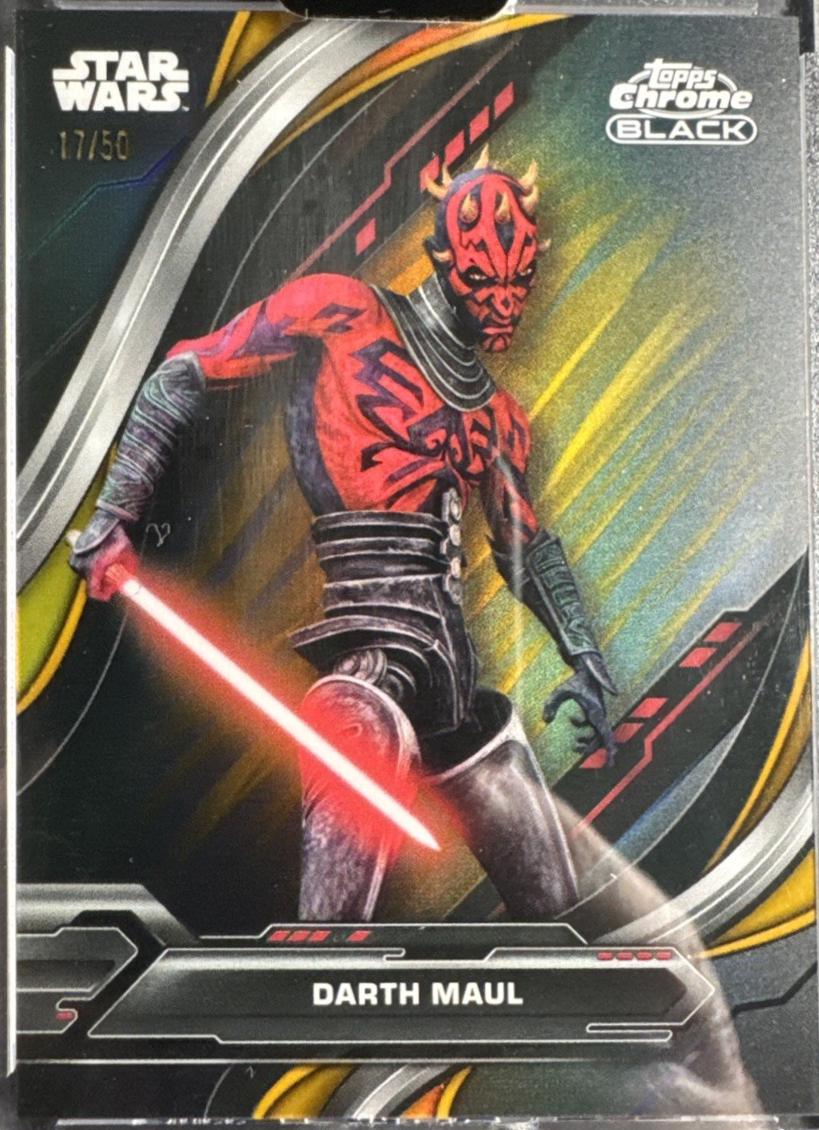 2025 Darth Maul [Gold Refractor] #98