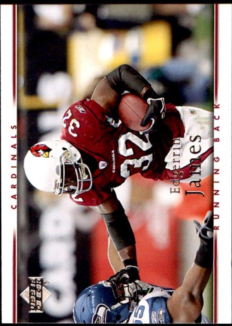 Edgerrin James #2 Football Cards 2007 Upper Deck