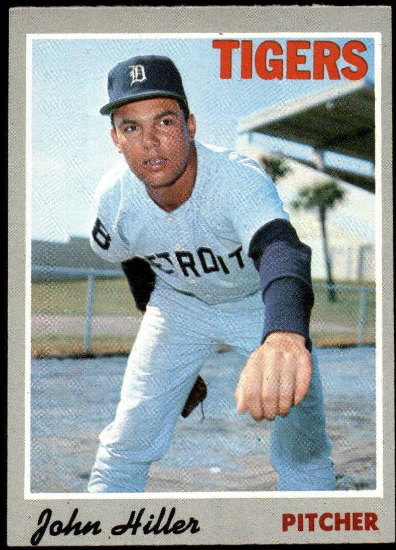 John Hiller #12 Baseball Cards 1970 Topps