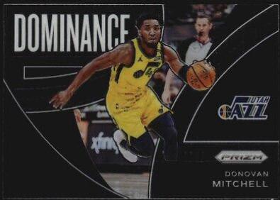 Donovan Mitchell #11 Basketball Cards 2021 Panini Prizm Dominance