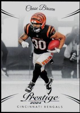 Chase Brown #60 Football Cards 2024 Panini Prestige