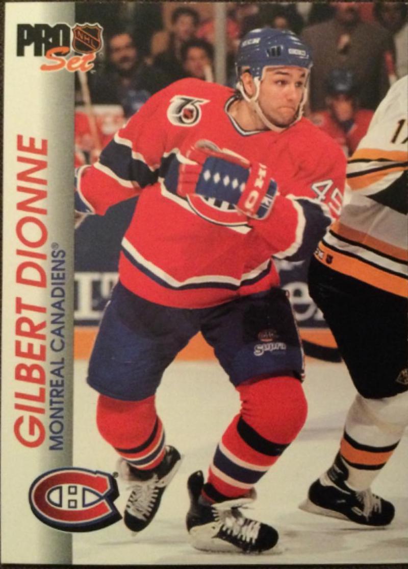 Gilbert Dionne #92 Hockey Cards 1992 Pro Set